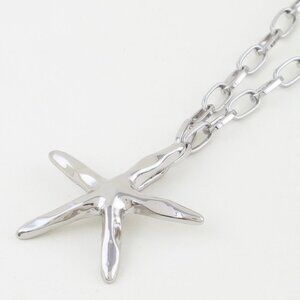 Shiny Starfish Link Chain Necklace